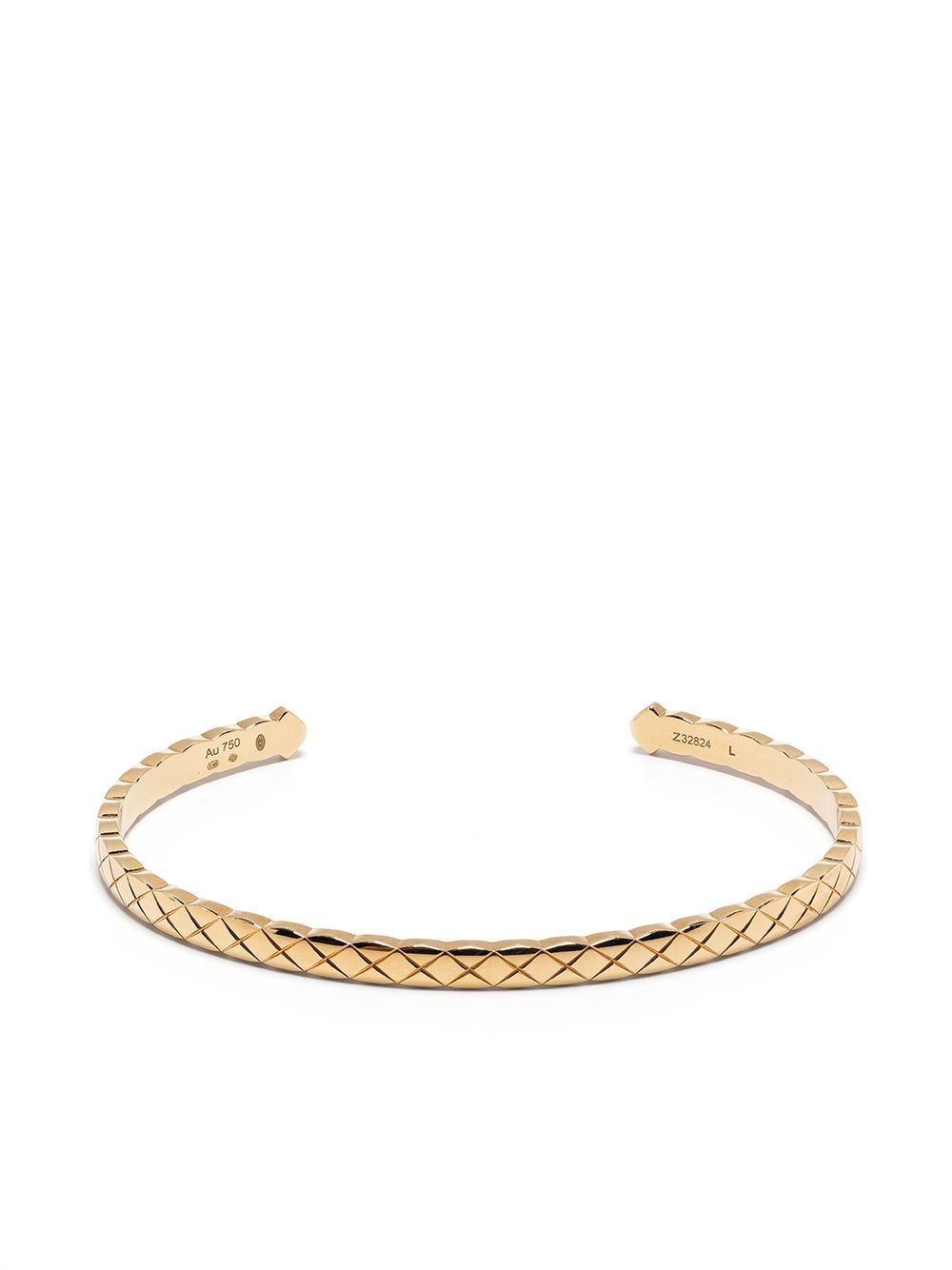 CHANEL Pre-Owned - 2020s 18kt yellow gold Coco Crush bracelet - women - Gold - L