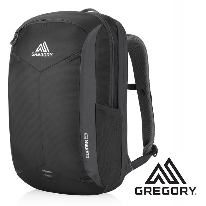 【【蘋果戶外】】GREGORY 104089-5466 Border 25 黑 專業輕量電腦後背包 25L 筆電背包.書包.休閒背包/出差.辦公.旅行.出國旅遊 筆電包 電腦包