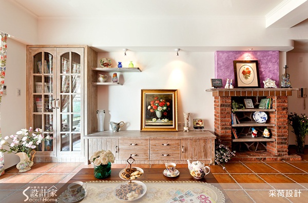 用復古磚輕鬆打造南歐鄉村手感客廳