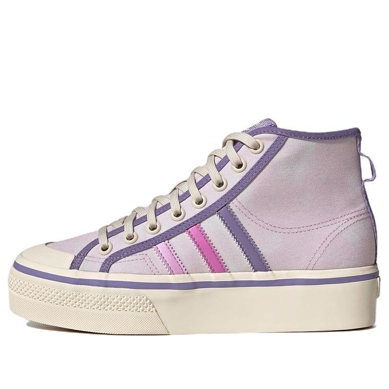 (WMNS) Adidas Nizza Platform Mid Shoes 'Almost Pink / Pulse Lilac'