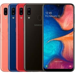 ◎123° 超大廣角|◎6.4吋超大屏佔比螢幕|◎品牌:Samsung三星型號:A20種類:智慧手機ROM/內建儲存空間:32GBRAM記憶體:3GB螢幕尺寸:6.4吋螢幕解析度:-顏色:黑色系,橘色