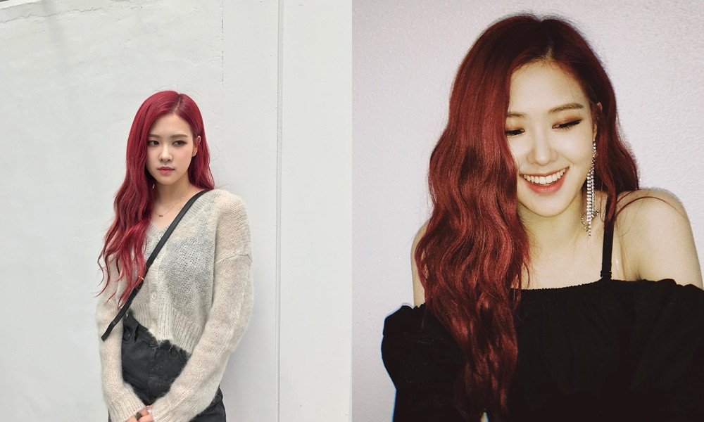 BLACKPINK Rosé經典髮型5：美人魚紅