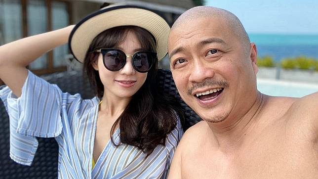 Paul與老婆咪咪感情甜蜜。(圖／翻攝自Paul與咪咪的朱式會社臉書)