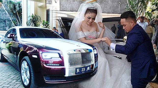 Tunggangi Rolls Royce ke Gereja, Ternyata Ini Pekerjaan Suami Momo Geisha yang Tajir Melintir