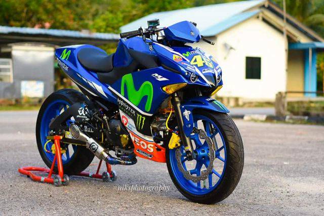 Tangki Membengkak Begini Tampang Yamaha Jupiter Mx 135 Versi Sport Fairing Gridoto Line Today