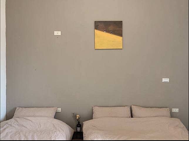 ▲別緻且具設計感的房間。（圖/白貓民宿）