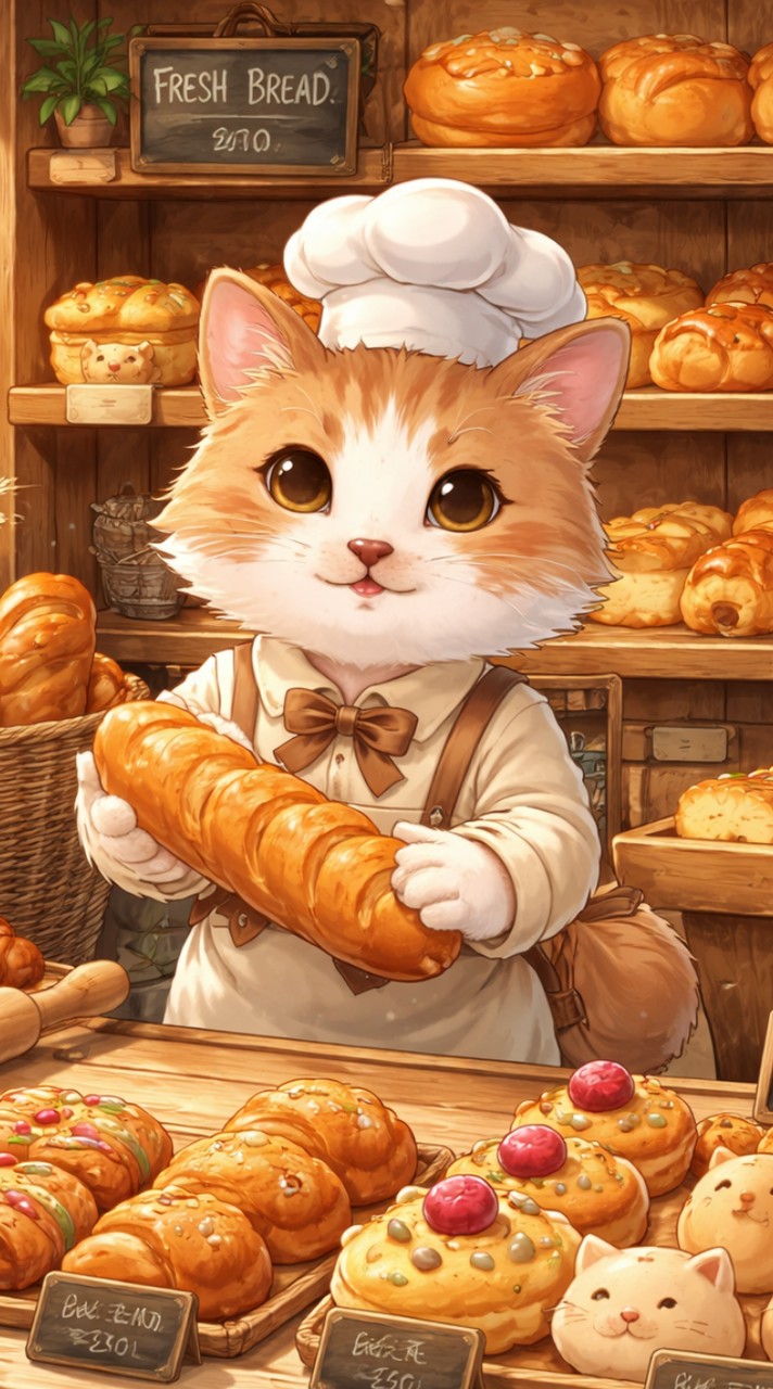 猫のパン屋さん🐱🍞105鯖