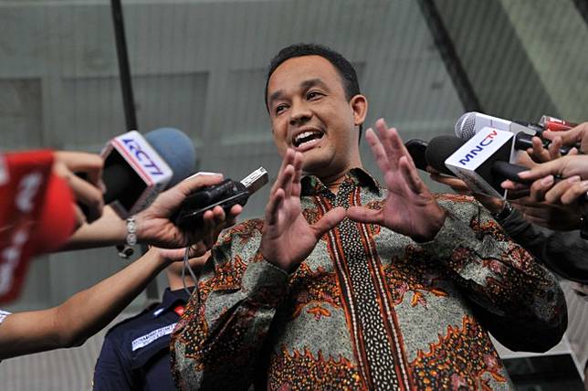 Gubernur DKI Jakarta Anies Baswedan. Foto: Antara/Puspa Perwitasari.