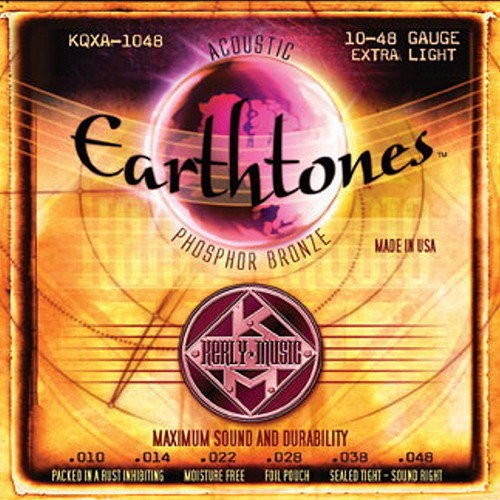 ★ Kerly Earthtones 系列冰火弦KQXA-1048 (10-48) 磷青銅美製民謠吉他弦！★品牌: Kerly Strings 系列: Earthtones 型號: KQXA-1048