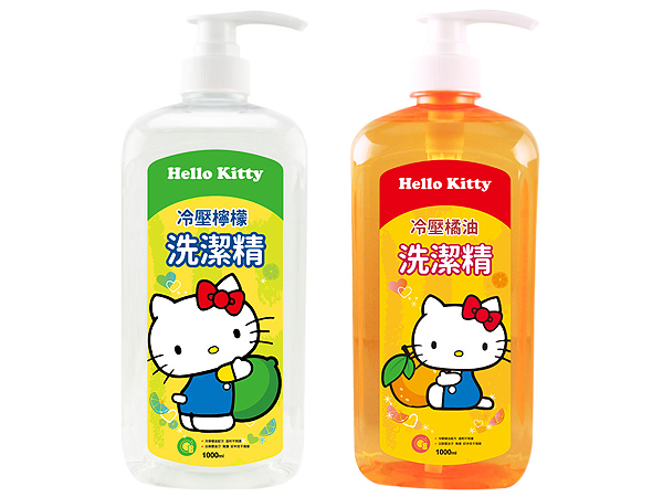 Hello Kitty~檸檬／橘子 洗潔精(1000ml) 款式可選【D954335】三麗鷗授權 ※限宅配