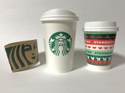 スタバ セブン デザインいろいろコーヒーの 紙コップ 全14種を比べてみた