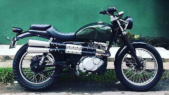 suzuki thunder 125 modif scrambler