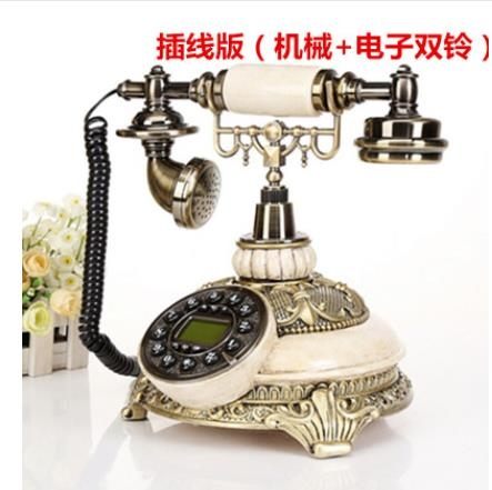 復古電話機仿古電話機歐式電話家用美式無線插卡固定辦公古董復古電話機座機JD