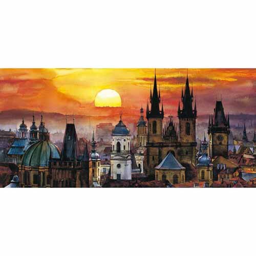 【P2 拼圖】威尼斯的日出 Sunrise of Vencie 510片夜光拼圖 K15-002。玩具與電玩人氣店家幼吾幼兒童百貨商城的►Puzzle。品牌拼圖、台灣 P2 拼圖系列、大師名畫系列有最