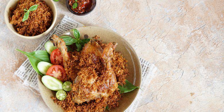 Resep Ayam Serundeng Kelapa Lengkuas Cuma Tiga Langkah Masak Kompas Com Line Today
