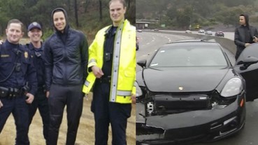 史蒂芬·柯瑞車禍保時捷座駕車頭毀！幸好人無大礙
