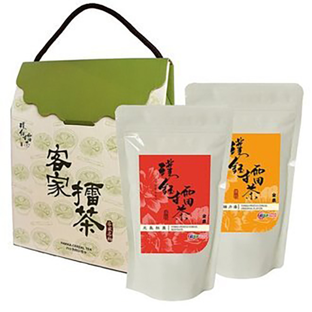 擂茶代表著客家人生活勤儉的態度，以及客家人的養生保健之道 客家人有句話：「每天三碗擂茶，保您活到九十八」，客家老人認為「勤勞、食物清淡、常飲擂茶」是他們健康長壽的主因。「擂茶」主要成份為茶葉及五穀雜糧