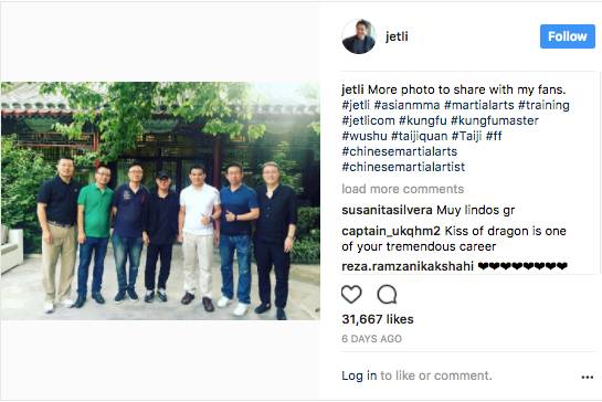 Dikabarkan Lumpuh, Ini Kondisi Sebenarnya Jet Li