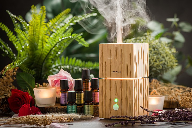 Jacal's精雕原木香氛水氧機精油組