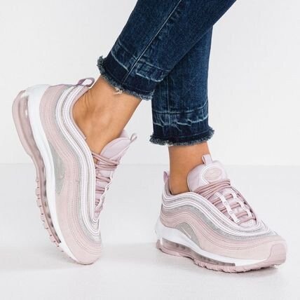 【日本海外代購】Nike Air Max 97 OG 紫色 粉紫 銀蔥 麂皮 氣墊 閃亮 休閒 慢跑鞋 女鞋 AT0071-600