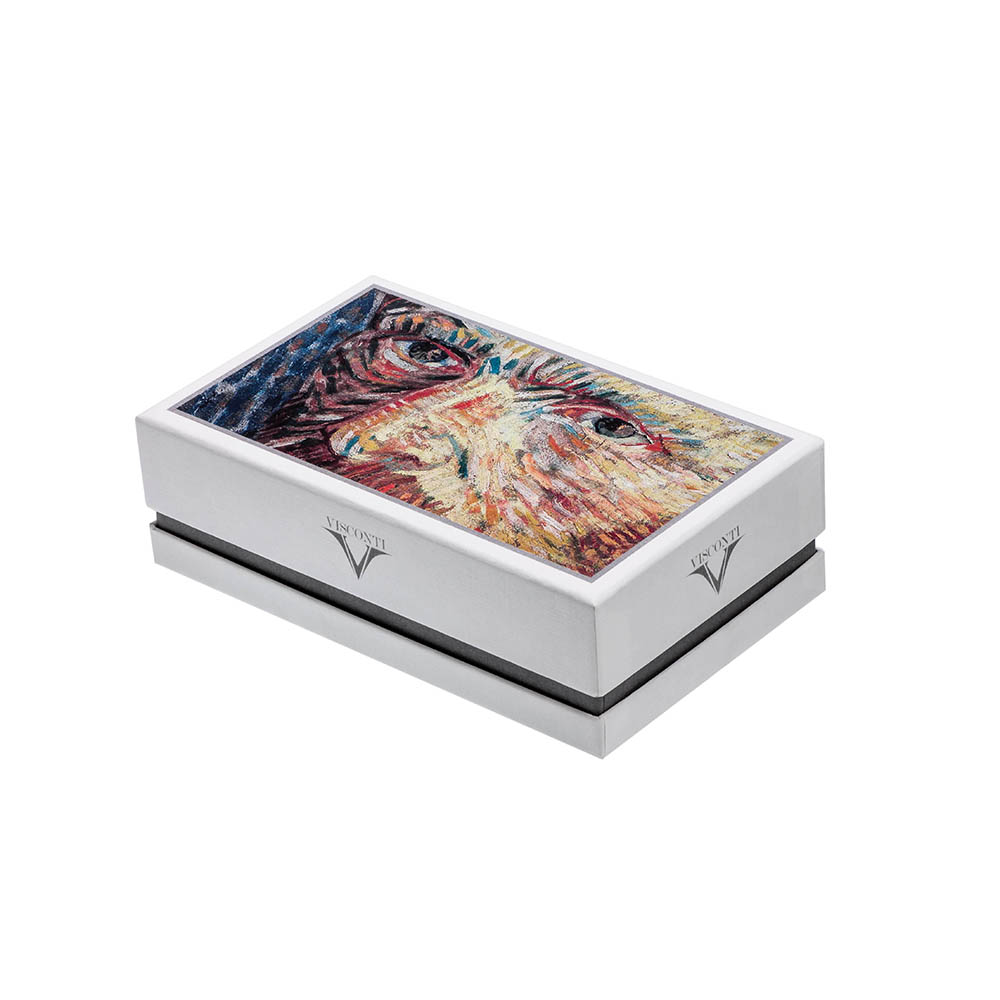 ＊梵谷系列-自畫像＊梵谷畫作主題＊義大利原裝進口＊梵谷系列專屬筆盒