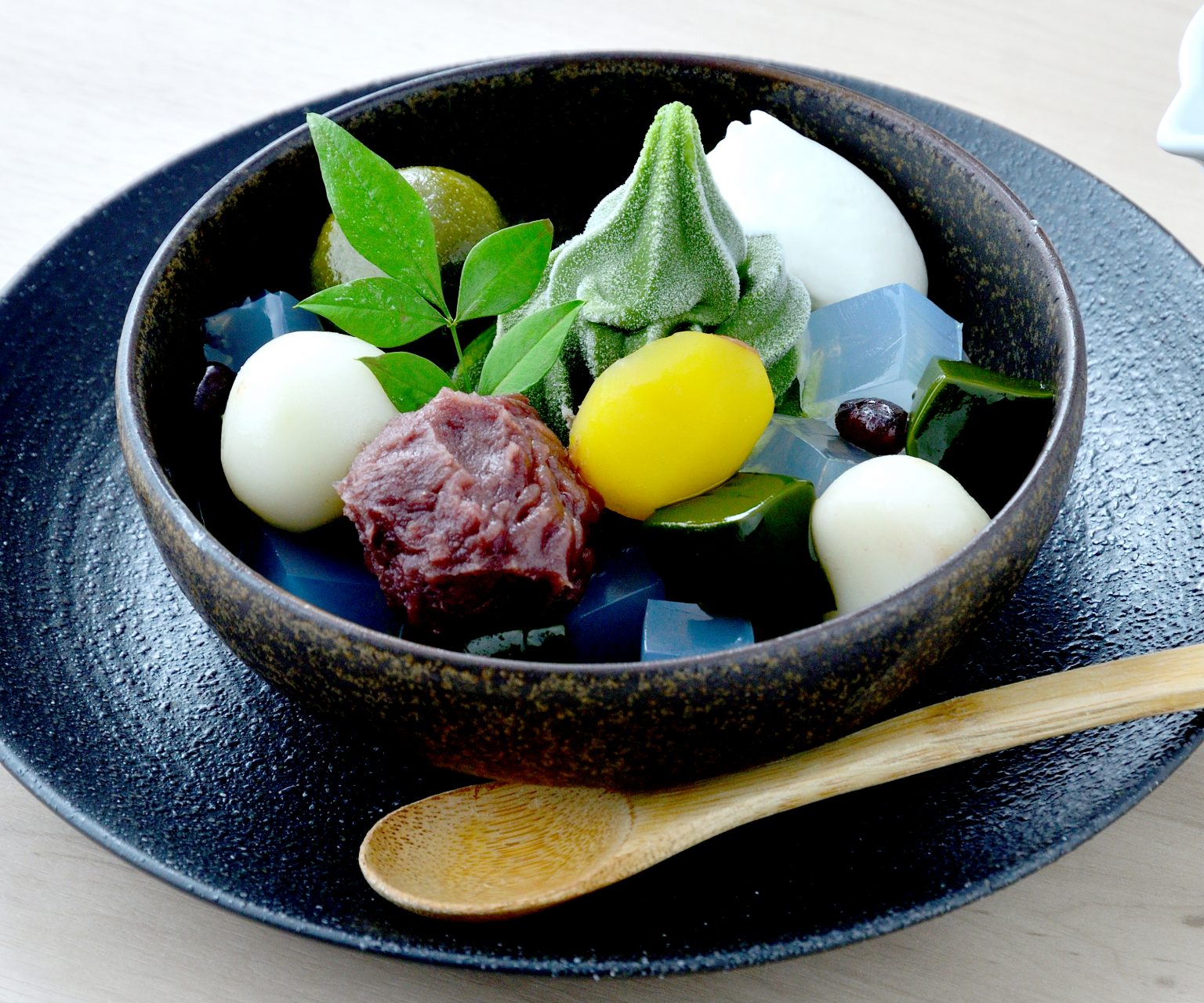 OMATCHA SALON 抹茶クリームあんみつ
