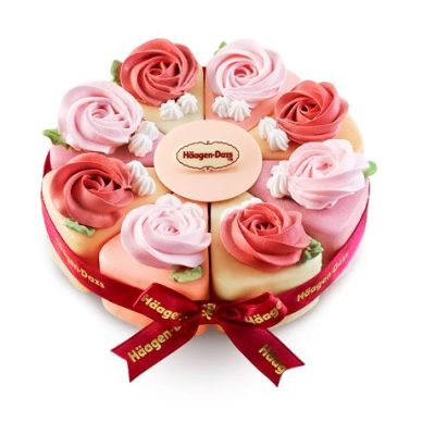 【Haagen-Dazs 哈根達斯】花開幸福 七吋_限新北中和自取