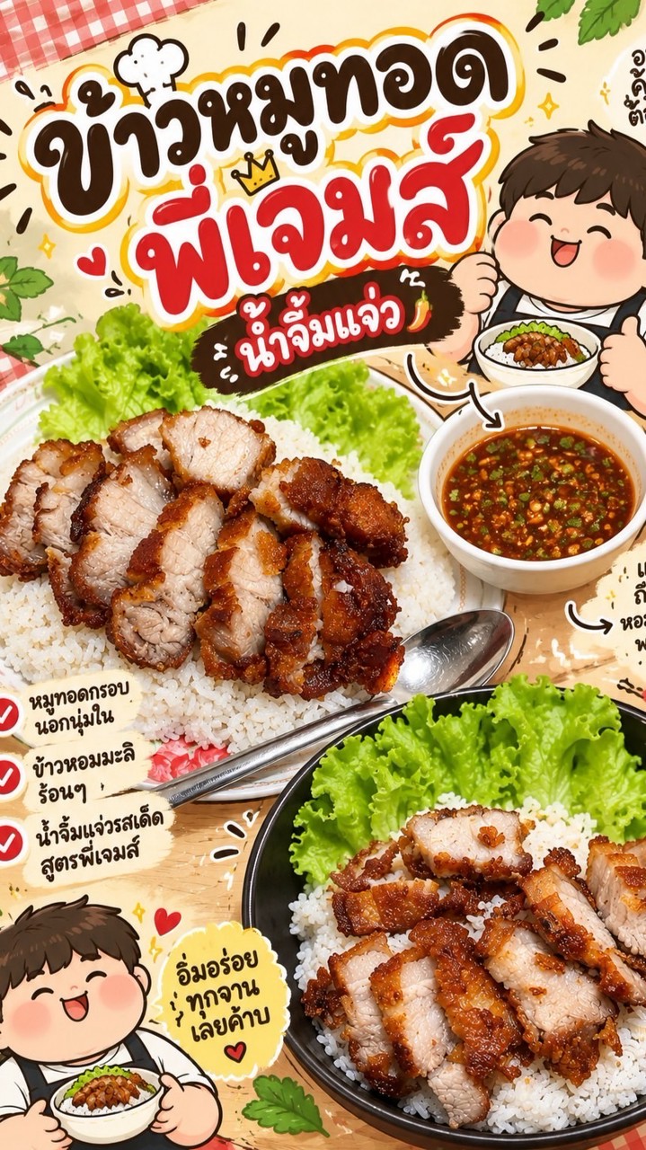 ข้าวหมูทอด