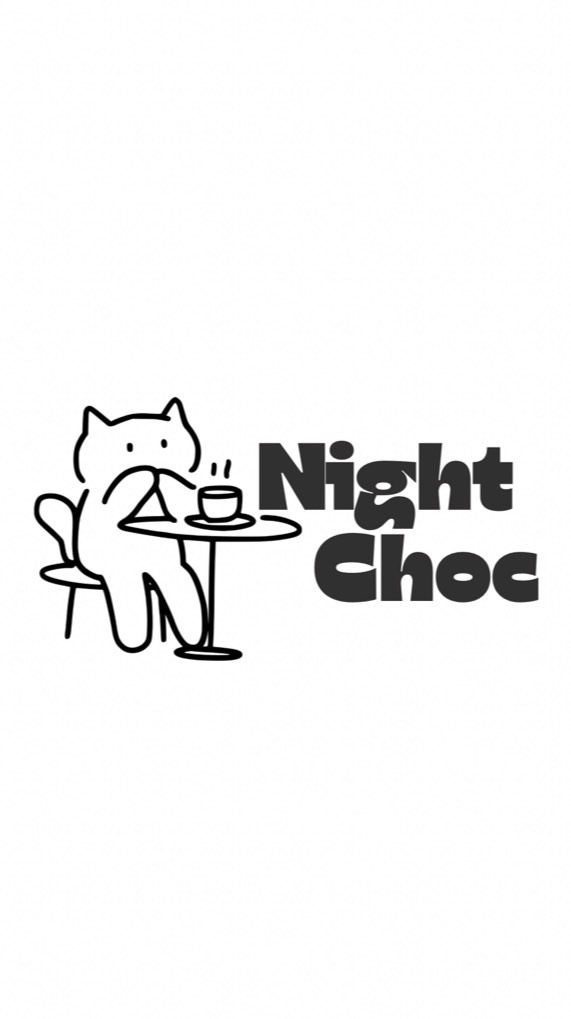 Night choc🐈‍⬛☕️🍫