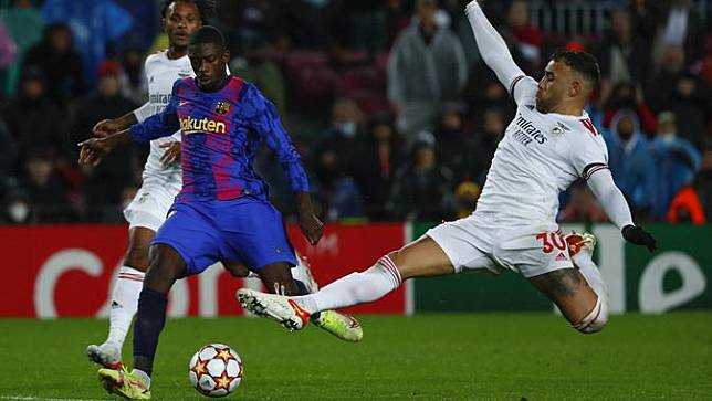 Liga Champions Barcelona vs Benfica