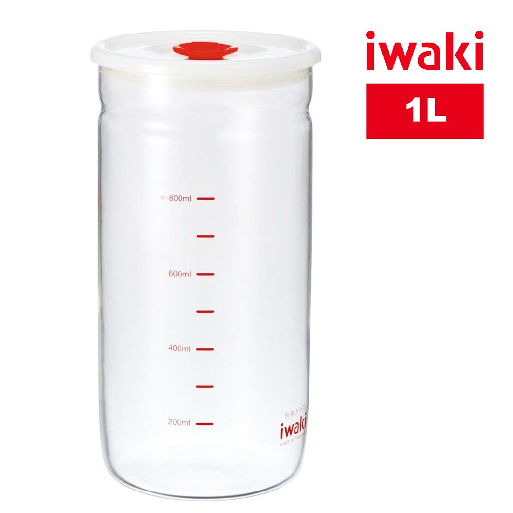 日本IWAKI百年歷史玻璃工藝◆高度的密封性◆上蓋密閉筏，不溢漏◆耐高溫、耐酸◆可用洗碗機清潔、消毒◆可放置微波爐◆可堆疊的設計方便收納#原廠台灣代理商材質：本體/耐熱玻璃蓋子/聚丙烯尺寸直徑10×高