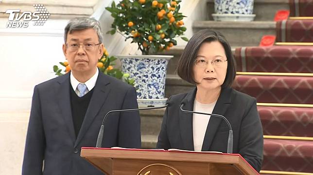 總統蔡英文選後1個月滿意度上升至54%，為歷次調查新高。(圖／TVBS資料畫面)