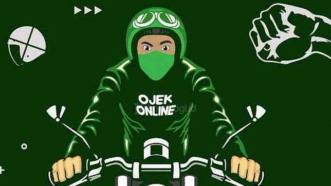 Logo Grabbike Lucu Ojek Online Grab