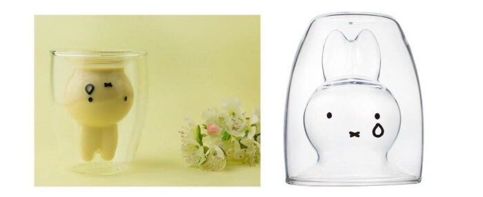 米飛兔雙層玻璃杯