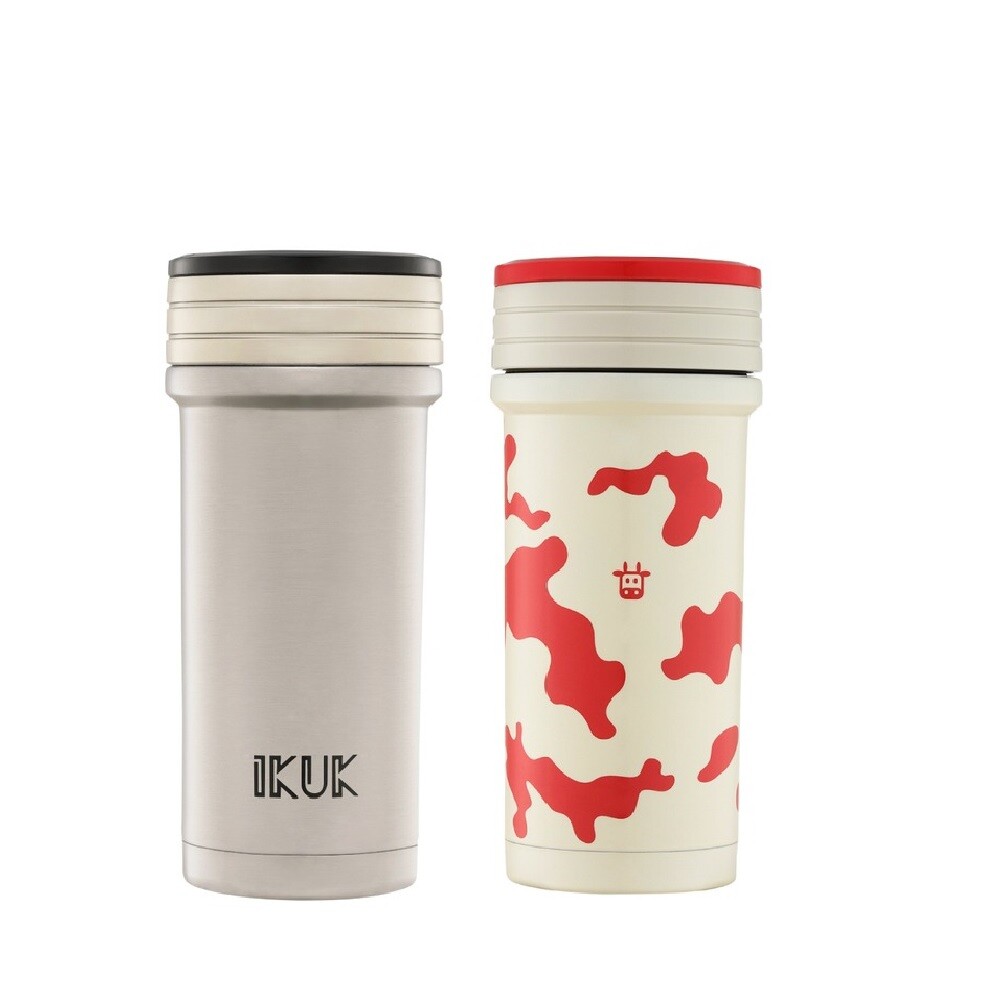 真空雙層保溫保冷長達4-5小時 蓋子為不鏽鋼材質(耐熱120度) 不殘留、不異變、不會喝到金屬味 唯一天然白瓷內膽、不挑飲品的保溫杯 1300度高溫素燒硬白瓷，非塗層不掉漆 商品外殼為304不銹鋼，內