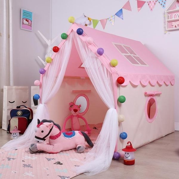 售完即止-兒童帳篷 室內家用讀書超大房子寶寶家玩具游戲屋庫存清出（8-6T）