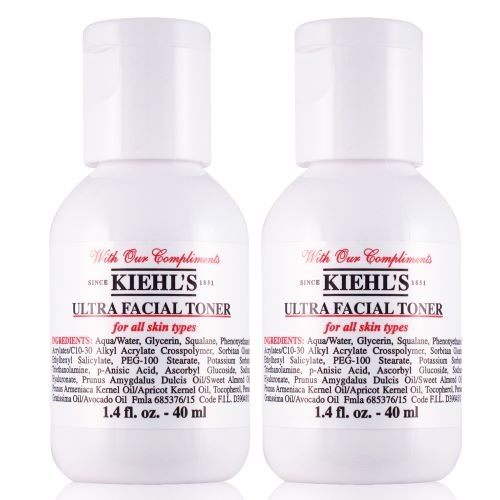 KIEHLS 契爾氏 冰河保濕機能水 40ml x 2入 有效期至2020.09