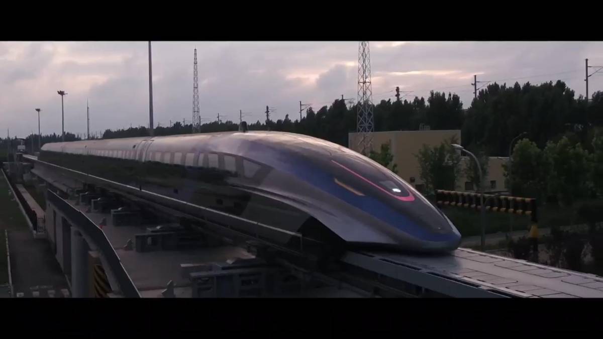 GLOBALink | China's CRRC Unveils 600 Km/h High-speed Maglev Train In ...