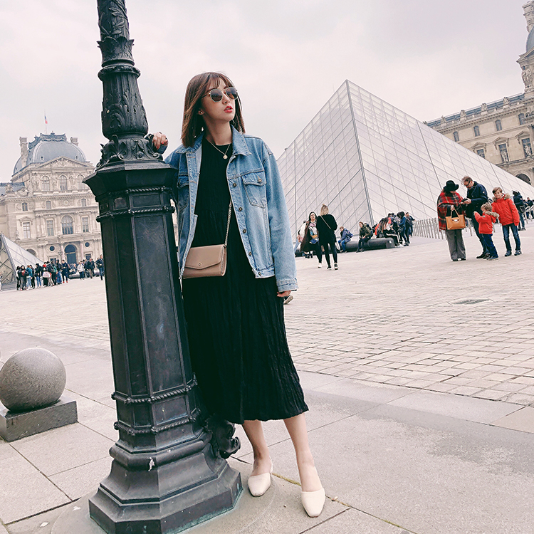 D+AF草編鞋 後空低跟鞋 到處都是瘋女人