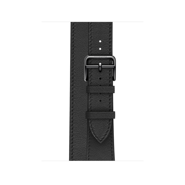 Apple Watch Hermès - 40 公釐 Noir 黑色 Swift 皮革 Double Tour 錶帶 Apple Watch Hermès Double Tour 錶帶*