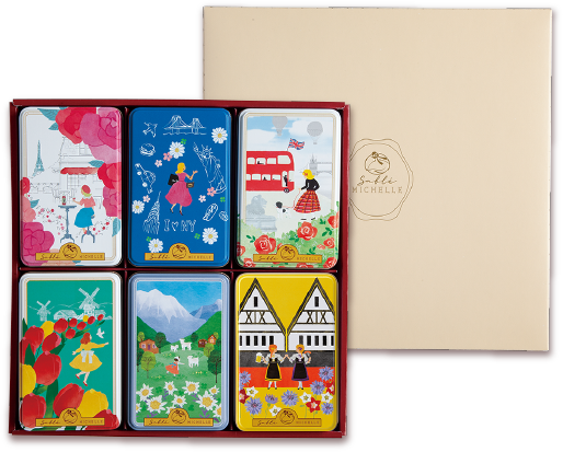 世界之旅餅乾罐