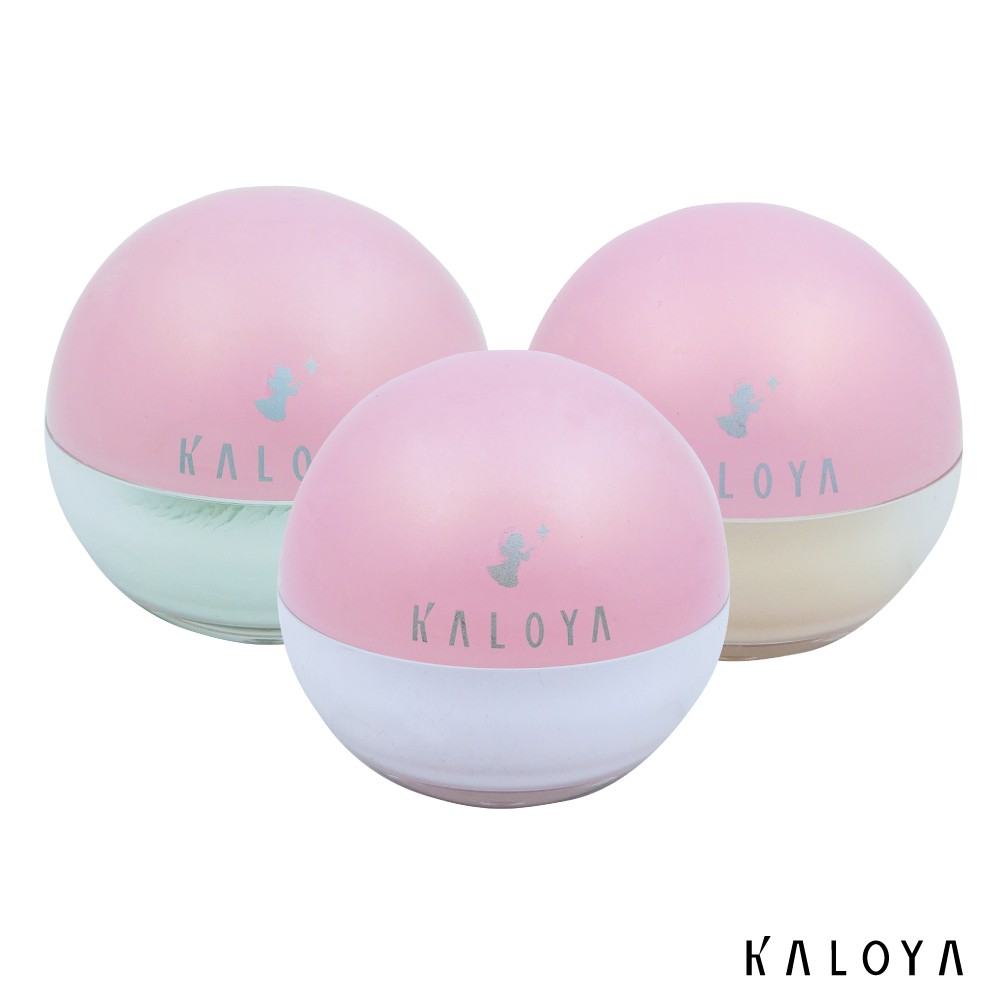 - 獨家色粉技術、定妝同時校色- 超細緻珠光、使肌膚散發自然光澤- 特製比例控油持妝成分、吸附多餘油質※即期日：2020/11 介意即期品者請勿下單，謝謝配合【商 品 名 稱】KALOYA 天使之戀 