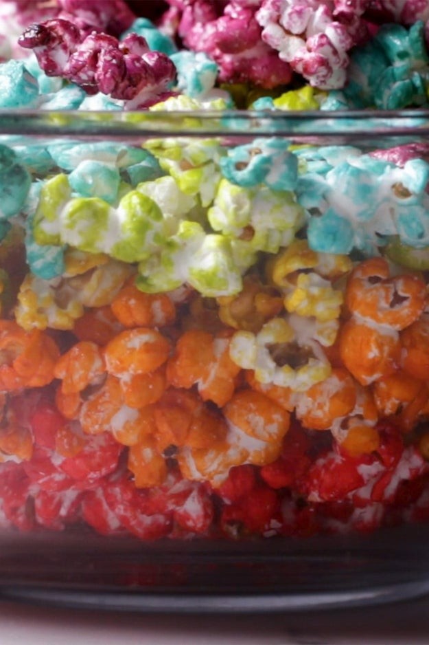 あのレインボーポップコーンを作ってみました