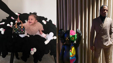送女兒破萬美元 Kaws 座椅！Travis Scott 超狂「Kaws 收藏」不只球鞋，網友：「跪求雙方快聯名！」