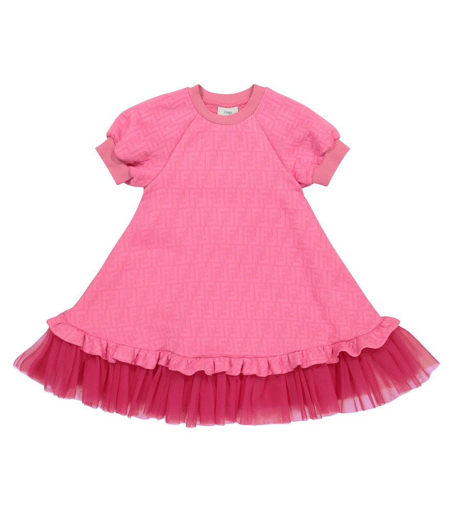 This pink dress from Fendi Kids achieves the carful balance of comfort and charm that's perfect for 