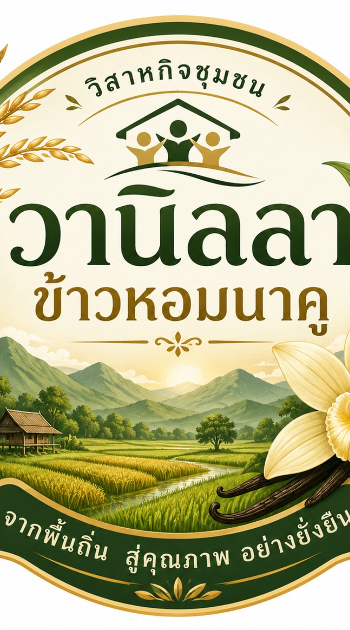 วิสาหกิจชุมชนวานิลลาข้าวหอมนาคู