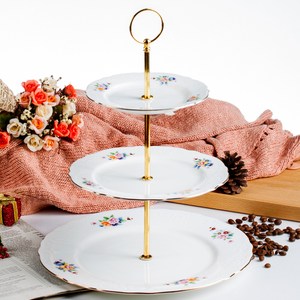 典雅歐式設計風格 組合式蛋糕盤收納方便 輕鬆享受優雅午茶時光