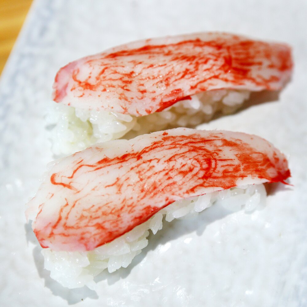 ㊣盅龐水產◇松阪蟹味片◇淨重270g10%/盒(約30片)◇零$140元/盒◇ 絲絲鮮甜細膩 握壽司 歡迎團購