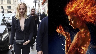 《X戰警：黑鳳凰》蘇菲·特納性感出席活動，這一套禮服真的很「黑鳳凰」