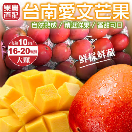 ★表皮如水蜜桃紅的愛文芒果 ★嚴格疏果，粒粒精心栽培